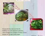 Foto langkah ke 2 dari resep Pakchoy Siram Jamur Saus Tiram.