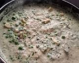 A picture of step 4 of Methi Matar Paneer.