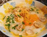 Hình bước làm 3 của món Bún gà nấm tóp mỡ