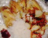 Foto del paso 9 de la receta: Alitas de pollo con papas al horno