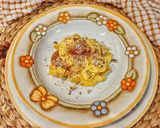 A picture of step 6 of Tortellini with Butternut Squash, Prosciutto, and Hazelnuts.