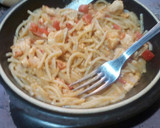 Foto del paso 3 de la receta: Fideos con salsa rosada