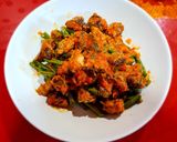Foto langkah ke 3 dari resep 74. Tumis kacang panjang dan hati ayam.