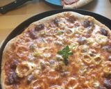 đPizza teljes kiĆrlĂ©sƱ lisztbĆl đ recept fĂĄzis 5 fotĂłja