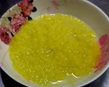รูปขั้นตอนการทำที่ 6 ของ ข้าวเหนียวเหลืองหน้าสังขยาใบเตย