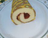 Foto langkah ke 10 dari resep Batik roll cake kukus.