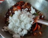 A picture of step 4 of Mexican Rice N Beans.