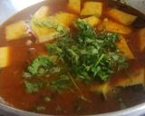 A picture of step 5 of Red pumpkin hot and spicy curry (vidharbh style).