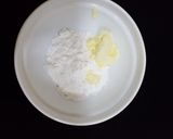 A picture of step 1 of Eggless Homemade Chocolate stuffed Cookies.