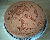 A picture of step 10 of Chocolate vanilla cake #bakingcontest.