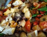 Foto langkah ke 4 dari resep Tahu Cecek Lombok Abang.
