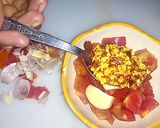 A picture of step 4 of Chatpati Tomato Chutney.
