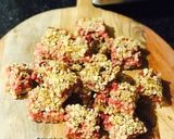 A picture of step 9 of Strawberry Oats Crumble Bars: EGGLESS.