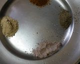 A picture of step 1 of Vege raita with pepper tarka.