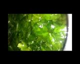 A picture of step 8 of Aloo palak.