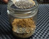 A picture of step 2 of Cocoa Peanut Butter Overnight Oats.