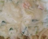Garnélás spagetti recept fázis 3 fotója