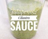 A picture of step 3 of Jalapeno & Cilantro Sauce 🌶️.