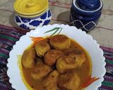 A picture of step 6 of Raw Banana Kofta Curry.