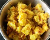 A picture of step 3 of BATATA ni SUKI BHAJI (Potatoes DRY SABJI) for Fasting.