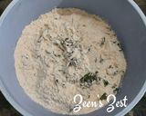 A picture of step 1 of Mint Rotis.