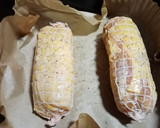 Foto del paso 1 de la receta: Muslos de pollo rellenos con salsa de setas