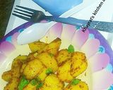 A picture of step 4 of Buttered potatoes suya wadges.