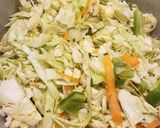 A picture of step 2 of Jamaican Style Cabbage.