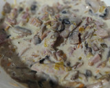 Foto del paso 10 de la receta: Quiche lorraine de puerro, champiñón y bacon 🥮🥓🥬