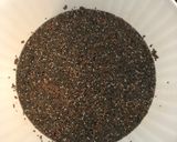 A picture of step 1 of Keto sesame cookies.