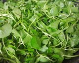 Hình bước làm 1 của món Canh rau má nấu xương gà