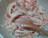 A picture of step 1 of Kakiage Tempura Udon.