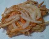 A picture of step 4 of Kakiage Tempura Udon.