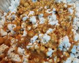 A picture of step 6 of Caramel Air Popped Popcorn.
