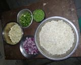 A picture of step 1 of Poha.
