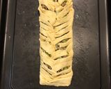 A picture of step 5 of Everything Bagel Beef Broccoli Braid.
