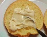 Foto del paso 3 de la receta Sándwich de Pechuga de Pavo, Queso, Rúcula, Tomate y Mayonesa de Curry.