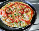 A picture of step 3 of Onion and Tomato Uttapam.