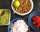 A picture of step 1 of Masala Chana Whole Gram Dahi Curd Chat.