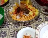 A picture of step 3 of Yummy chola chat.