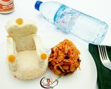 A picture of step 6 of Boiled yam with carrot egg sauce.