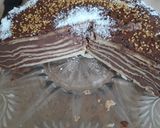 Une image de l'étape 4 de Gâteau de crêpes à la crème pâtissière au chocolat.