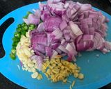 A picture of step 2 of Aloo Methi gravy !!.