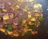 A picture of step 4 of Mediterranean Style Seafood Pasta.