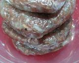 Foto langkah ke 3 dari resep Crabby Patty / daging isi burger.