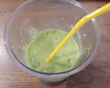 Frissítő zöld smoothie recept fázis 3 fotója