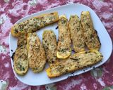 Une image de l'étape 8 de Courgettes jaunes farcies emmental et persil.