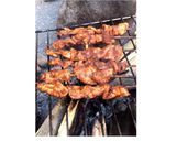 A picture of step 4 of Chicken Suya.