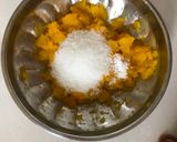 A picture of step 2 of Steamed Pumpkin (Mochi with Twist).