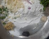 A picture of step 1 of Chawal ke Aate ki instant tikki.